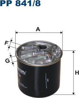 Filtron PP841/8 — Filtr paliwa