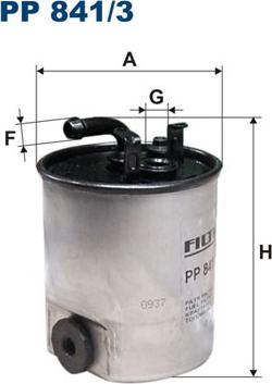 Filtron PP841/3 — Filtr paliwa