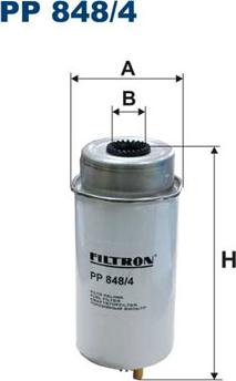 Filtron PP848/4 - FILTR PALIWA