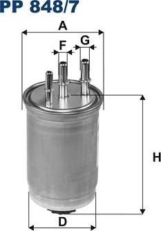 Filtron PP 848/7 — Filtr paliwa