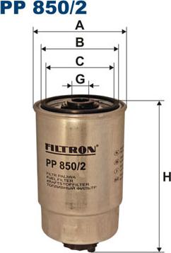 Filtron PP850/2 — Filtr paliwa