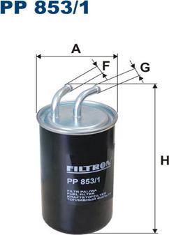 Filtron PP853/1 — Filtr paliwa