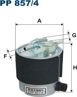 Filtron PP857/4 — Filtr paliwa