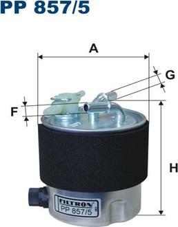Filtron PP857/5 — Filtr paliwa