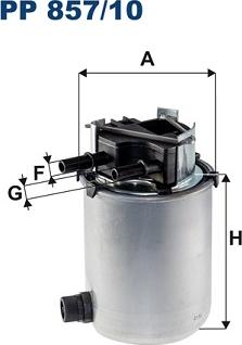 Filtron PP 857/10 — Filtr paliwa
