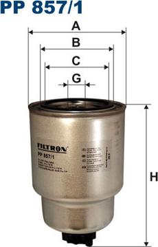 Filtron PP857/1 — Filtr paliwa