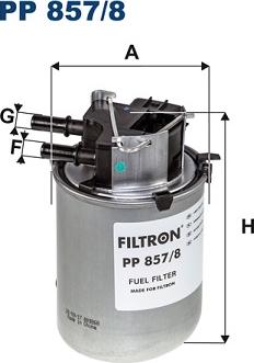 Filtron PP857/8 — Filtr paliwa