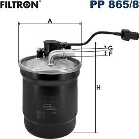 Filtron PP 865/8 — Filtr paliwa