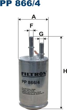 Filtron PP866/4 — Filtr paliwa