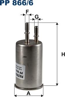 Filtron PP 866/6 — Filtr paliwa