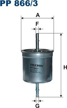 Filtron PP866/3 — Filtr paliwa