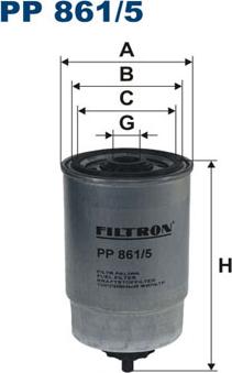 Filtron PP861/5 — Filtr paliwa