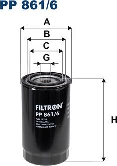 Filtron PP861/6 — Filtr paliwa