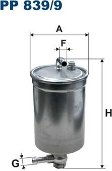 Filtron PP839/9 — Filtr paliwa