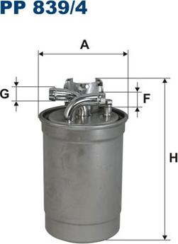 Filtron PP839/4 — Filtr paliwa