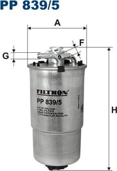 Filtron PP839/5 — Filtr paliwa