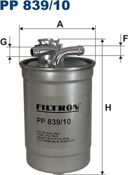 Filtron PP839/10 — Filtr paliwa