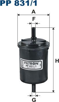 Filtron PP831/1 — Filtr paliwa