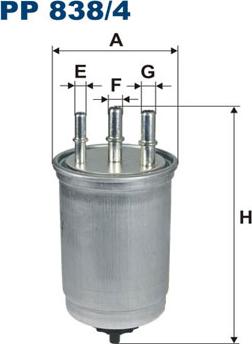 Filtron PP838/4 — Filtr paliwa