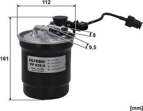 Filtron PP 838/6 — Filtr paliwa