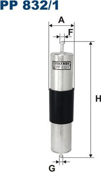 Filtron PP832/1 — Filtr paliwa