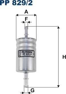 Filtron PP 829/2 — Filtr paliwa