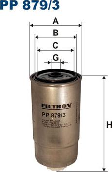 Filtron PP879/3 — Filtr paliwa