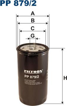 Filtron PP879/2 - FILTR PALIWA