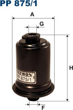 Filtron PP875/1 - Filtr paliwa