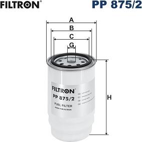 Filtron PP 875/2 — Filtr paliwa