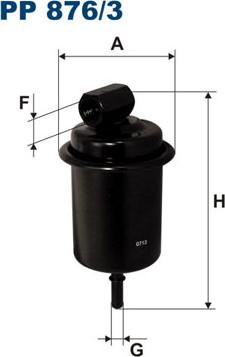 Filtron PP876/3 — Filtr paliwa