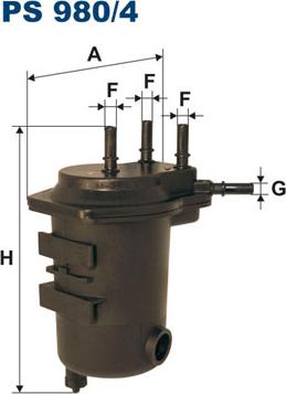 Filtron PS980/4 — Filtr paliwa