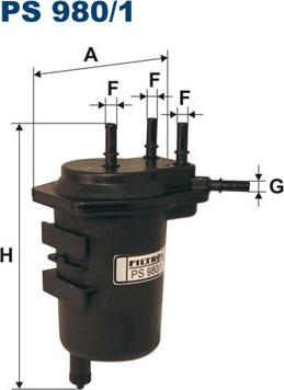 Filtron PS980/1 — Filtr paliwa