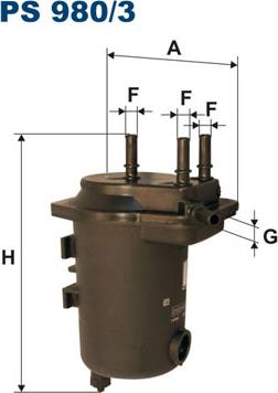 Filtron PS980/3 — Filtr paliwa