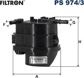 Filtron PS 974/3 — Filtr paliwa