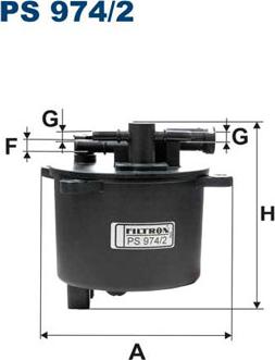 Filtron PS974/2 - FILTR PALIWA