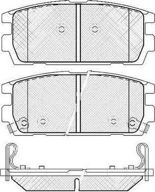 Textar 2449801 - KLOCKI HAM. OPEL T. ANTARA