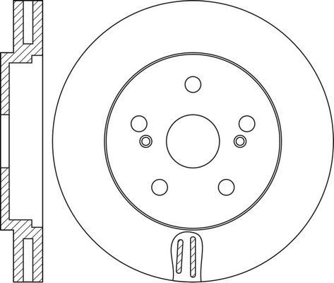 Maxgear 19-3565 - TARCZA HAM. TOYOTA P. RAV 4 2.0 4WD 12-