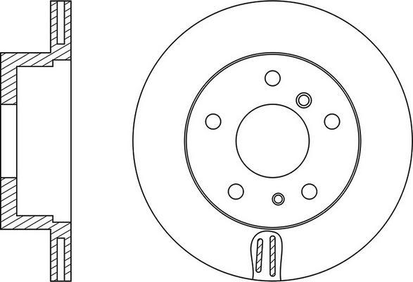 Maxgear 19-0689 - TARCZA HAM. BMW P. E34 88-