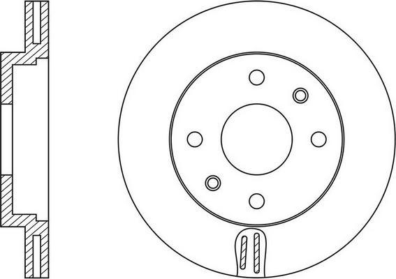 Brembo 09.4987.2X - Tarcze hamulcowe