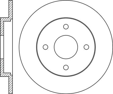 FEBI Bilstein 05652 - Tarcza hamulcowa/tarcza zamontowana na piaście koła