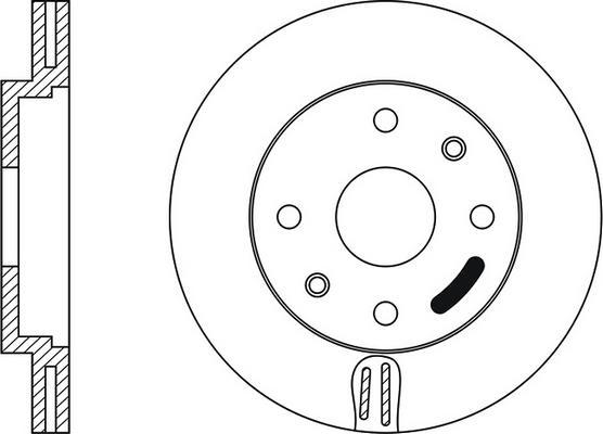 FEBI Bilstein 22927 - Tarcza hamulcowa