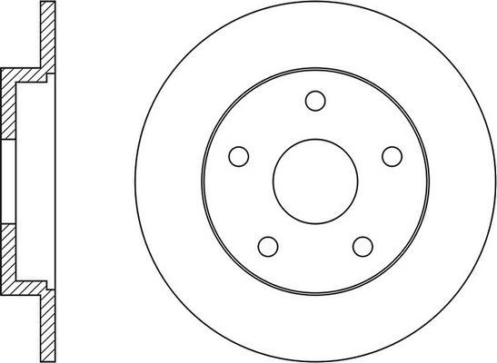 FEBI Bilstein 39689 - Tarcza hamulcowa