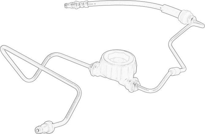 FORD 2026025 - PRZEWÓD POMPY SPRZĘGŁA FORD TRANSIT 2.2 TDCI 14-