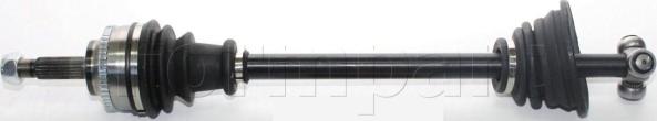 Metelli 17-0115 - PÓŁOŚ RENAULT MEGANE LE 1.4-1.9D ABS 48
