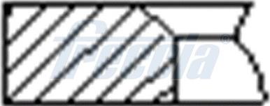 Freccia FR10-906800 — Zestaw pierścieni tłokowych