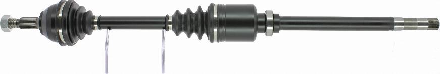 Meyle 40-14 498 0044 - PÓŁOŚ PEUGEOT 407 05- C5 09- PR HDI