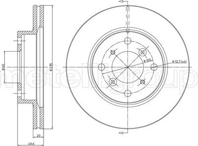 Blue Print ADK84310 - TARCZA HAM. SUZUKI P. BALENO 1.3-1.8 95-02