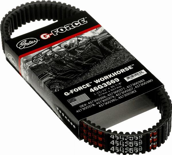 GATES 46G3569 - PASEK NAPĘDOWY MOTO. ATV G-FORCE 37 X 937