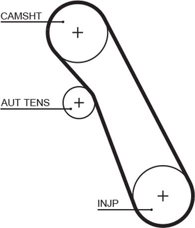 GATES 5541XS — Pasek rozrządu